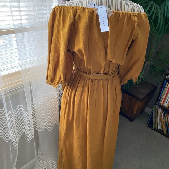 TOPSHOP off shoulder dress - Picture 6 of 8